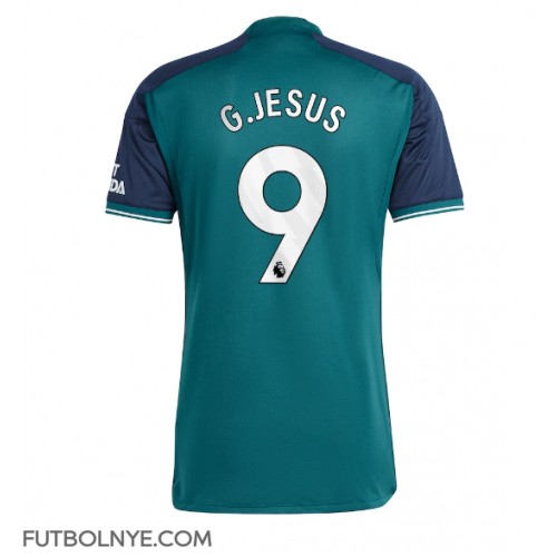 Camiseta Arsenal Gabriel Jesus #9 Tercera Equipación 2023-24 manga corta